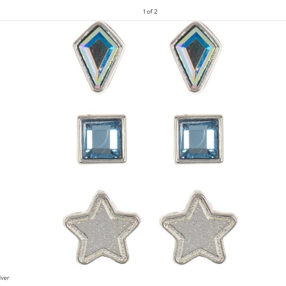 Alex & Ani Swaroski Crystal Stud Earring Set - Picture 4 of 9